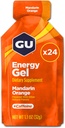 GU Energy Original Sports Nutrition Energy Gel, Mandarin Orange, 24 Kont Box