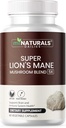 MINATURALS Lions Mane Συμπληρώματα κάψουλες - 5 Mushroom Complex Βοηθά με το ανοσοποιητικό σύστημα και την υγεία του εγκεφάλου - Chaga, Reishi, Shiitake, Lions Mane, και Maitake Mushroom Extracts