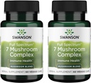 Swanson Full Spectrum 7 Mushroom Kompleksi 60 Veg Caps (2 Pack)