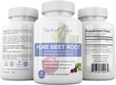 Beet Root Capsules - 1300 mg Per Servis - Beet Root Toz Capsules - Beetroot Toz Destekleri Kan Baskısı, Athletic Performance, Digestive, Immune System (Pure, Non-GMO, Gluten Free)