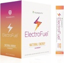 Youngevity Resmi ElectroFuel Natural Energy Drink Mix - Raspberry Electrolyte Toz - Enerji ve Hydration - 30 Sticks