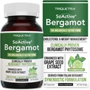 SoActive Bergamot: 2.5X Daha Etkili, İtalyan Citrus Bergamot Phytosome - Klinik olarak Validated | Grape Tohumksiyonu ile Geliştirildi - Destekler Cholesterol & Kilo Yönetimi (60 Capsules)