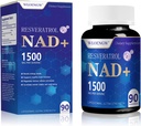 Νέο συμπλήρωμα NAD - Liposomal NAD+ Συμπλήρωμα με Resveratrol 90 Count (1500MG)