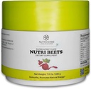 Super Nitrik Oksit Nutri Beets - 225g | Organik Arıt Kök Toz, Pomegranate & Red Spinach for Heart Health, Energy & Blood Printing Support | Cardiovascular ATM | 30 Hizmet