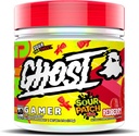GHOST Gamer: Enerji ve Focus Support Formula - 40 Hizmetler, Sour Patch Kids Redberry - Nootropics & Natural Caffeine for Dikkat, Truth & Reaction Time - Vegan, Gluten-Free Free
