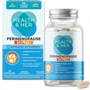 Health & Her Perimenopause Mind+ Cognitive Function Support, for Early Stage of Menopause, Mental Energy, Supplements for Women with Vitamins, Gluten-Free, Non-GMO, Vegan (30 ct - 1 Month)