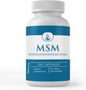 Pure Original Materialss MSM, (100 Capsules) Her zaman Pure, Nomixs Or Fillers, Lab TY