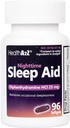 HealthA2Z Sleep Aid, Diphenhydramine HCl 25 mg Softgels, Supports Deeper, Restful Sleep, Non Habit-Forming (96 Softgels)