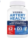 Artery Health for Heart, Immune and Bone Support with Vitamin K2 (180mcg) & Vitamin D3 (5000iu), 60 Κάψουλες Veggie
