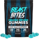 BEAST BITES - Creatine Infused Gummies - 5g Creapure Creatine Monohydrate Per Serving - NSF Certified for Sport - 30 Υπηρεσίες