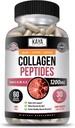 Kaya Naturals Multi Collagen Peptides Complex σκόνη για γυναίκες και άνδρες, Τύποι I, II, III, V & X 60 Κάψουλες Count