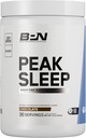 BARE PERFORMANCE NUTRITION, BPN Peak Sleep Night-Time Sleep Support Supplement, Hot Drink Mix Toz, 30 Hizmet, Chocolate Chocolate