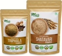 ORGANIC ZING Shatavari - 454g & Triphala Σκόνη- 100g