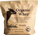 Raw Organic Whey protein Toz, Grass Fed, Mutlu Sağlıklı İnekler, Undenatured, Hormon Ücretsiz, Gluten Free, Unflavored, Unsweetened Protein, 5LBBB