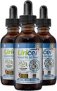 Uricel - Advanced Uric Acid Support & Cleanse Supplement - Liquid Delivery for Better Abvorvice - Κεράσια, Chanca Piedra, Σπόροι σέλινου, Κουρκουμάς & Περισσότερα!