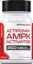 Piping Rock AMPK Metabolic Activator Supplement | 450 mg | 60 Capsules | Actiponin | Gynostemma Pentaphyllum Extract | Non-GMO ve Gluten Free