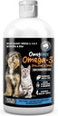 Köpekler ve Kediler için Balık Yağı - Kediler ve Köpekler için Hayvanlar Omega 3 için Güzel - Skin & Coat için Tamam, Itching, Shedding, Commons & Immune Health - 100% Pure Omega Fish Oil with EPA & DHA (16 oz)