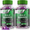 (2 Pack) Apex Testodrive, Apex Testodrive Diyetary Supplement for Men, Apex Testodrive, Total Wellness ve Peak Performance, Apex Testo Drive Gomitas Review (120 Gummies)