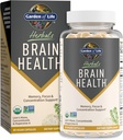 Garden of Life Brain Health Supplement with Organic Lion’s Mane & Turmeric, Μη ΓΤΟ, Χωρίς γλουτένη, Γεύσεις Μέντας - για Μνήμη, Εστίαση & Υγιεινή λειτουργία εγκεφάλου