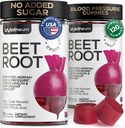 Yüksek Kan basıncı 120 Adet (2 Paket) - Roset Root Chews with Pomegranate Juice Toz - Enerji için Nitrik Çimento Gummies, Cardio Health - Erkekler ve Kadınlar için Gummy Supplement - Sugar Free Free