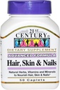21St Century Vitamins Saç, Skin ve Nails Formula Capsules - 50 Ea (Pack of 2)