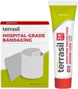 Terrasil Yaraları İlk Yardım Kiti: Tıbbi Bantage & Yaralar Ointment, Yatak Sores, Baskı Sores, Ulcers, Blisters, Cuts. Dermatolog-Tested (0.5oz, 2"x18) Bandage için Enfeksiyon Koruma