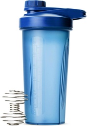 Mr. Pen- Σέικερ Φιάλες για Πρωτεΐνη Mixes με Twist Cap, 28 oz, Blue Protein Shaker Μπουκάλι με Wire Whisk Ball