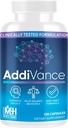 AddiVance 120 Caps - Natural Brain Support Supplement for Advancedd Focus, Memory, & Balanced Davranış - Klinik Olarak Beyin Tamamını Yaratmak - Tıbbi Profesyoneller tarafından Formüle Edilmiş