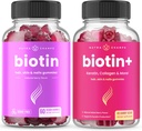 NutraChamps Complete Biotin Bundle για μαλλιά, δέρμα & νύχια. Βιοτίνη & βιοτίνη+