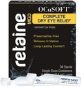 OCuSOFT Retaine MGD Tamam Kuru Göz Yardımı Lubricant Eye Drops Single-Dose Containers, 30 Count (Pack of 2)