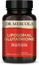 Dr. Mercola Liposomal Glutathione - Servis başına 350 mg - Destekler Enerji Üretimi - Yüksek Aborpsiyon - Non-GMO, Gluten-Free & Soy-Free - 60 Capsules (30 hizmet)