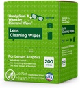 HandyClean Pre-Moistated Lens Temizlik Wipes, Eyecam Wipes, Ekran Wipes, 200 kt 6 x 5 inç Bireysel olarak Packed Lens Wipes