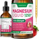 Magnezyum Glycinate ve Citrate Liquid for Women: 1250 mg, Vitamin B6, D3, K2, & L-Theanine for Muscle Relaxation, Sleep Support & General Wellness of Women and Men (2 Fl Oz)