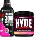 PROSUPPS L-Carnitine 3000 Stimulant Ücretsiz Sıvı Shots (31 Hizmet, Berry) ve Bay Hyde Signature Series Pre-Workout Energy Tozed Drink (30 Servisler, Sumelon) (1994)