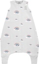 Woolino 4 Season Baby Sleep Bag με τα πόδια, Merino Wool και Organic Cotton Walker Sleep Sack, Toddler Sleep Bag, 18-36m, Rainbow
