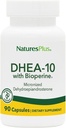 Natures Plus DHEA-10 with Bioperine - 10 mg, 90 Vegetarian Capsules - Gluten-Free - 90 Servings
