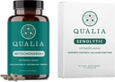 Qualia Life Sciences Bundle Qualia Mitochondria+ & Qualia Senolytic, Γήρανση Συμπληρώματα που Υποστηρίζει Βέλτιστη επισκευή & Αναζωογόνηση κυττάρων