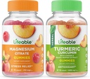 Lifeable 85 mg + Turmeric Curcumin, Gummies Sche - Great Tasting, Vitamin Supplement, Gluten Free, GMO Free, Chewable Gummy