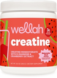 Wellah Creatine for Women (50 Servings, Watermelon Slus) - Κρεατίνη Μονοένυδρη με Dandelion & Cranberry Extract