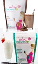 Bebek ATM Prenatal Vitamin Supplement Shakes, Kona Mocha ve Tahitian Vanilla