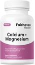 Fairhaven Health Peapod Cal-Mag | ve Magnezyum Supplement with Vitamin D3 for Gebelik, Bebek ve Kadın Sağlığı | Gluten & Dairy Free CalMag Supplement | 1 Ay Supply