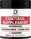 9in1 Cortisol συμπλήρωμα - Ashwagandha και Μαγνήσιο Γλυκινικό και Χηλικό - Εγκεφαλική Υγεία & Ξεκούραστη Ισορροπία Νύχτας & Τάσης - 90 Κάψουλες Παροχή 45 ημέρες