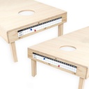 Barcaloo Cornhole πίνακα μεταλλικών decal με 2 μαγνητικά Score Keepers για τις τρύπες καλαμποκιού πίνακες