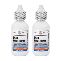 GeriCare ορός Ρινικού Σπρέι 1,5 FL OZ Ενυδατικό Χλωριούχο νάτριο 0,65% (πακέτο του 2)