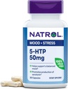 Natrol Mood & Stress 5-HTP 50mg, συμπλήρωμα διατροφής βοηθά στην υποστήριξη μιας ισορροπημένης διάθεσης, 30 κάψουλες, 7-30 ημέρα προσφοράς