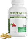Bronson Berberine HCI Berberis Aristata 500 mg Per Vegetarian Capsule Non-GMO, 60 Vejetaryen Capsules