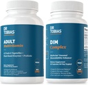 Dr. Tobias Adult Multivitamin & DIM Complex, Υποστηρίζει την ενέργεια, ανοσοποιητική και ορμονική ισορροπία για άνδρες & γυναίκες με 42 φρούτα & λαχανικά, BioPerine, εκχύλισμα μπρόκολου & ασβέστιο, μη ΓΤΟ