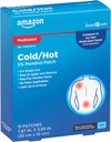 Basic Care Medicated Cold Hot 5% Menthol Patch, 7.87\" x 3.93\", 15-Count Box (Πρώην HealthWise)