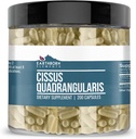 Earthborn Elements Cissus Quadrangularis 200 Capsules, Pure & Undiled, No Wordss