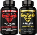 Prime Labs Prime Test Testosterone Booster (60 ct) + Tongkat Ali Plus (60 ct)
